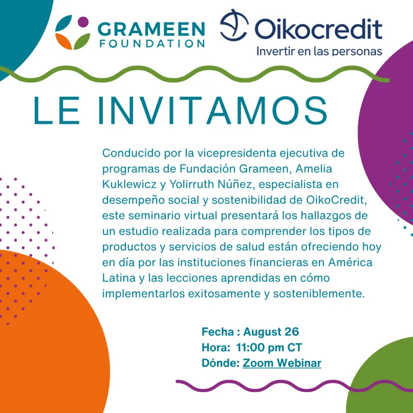 Promo del evento: Servicios financieros y no financieros de salud en ALC
